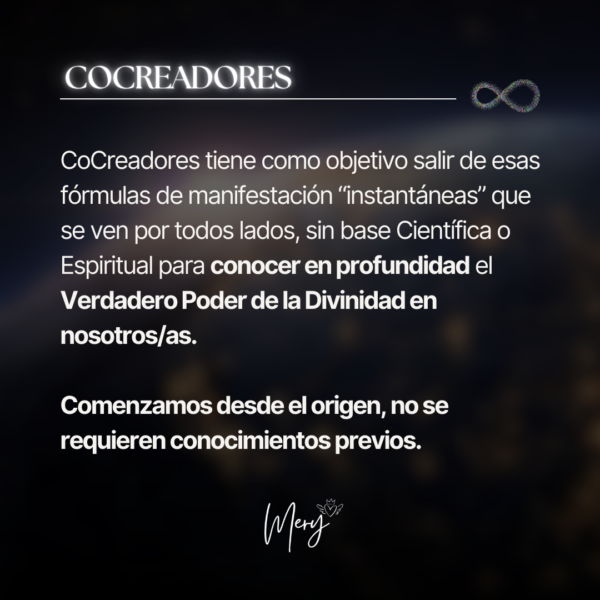 COCREADORES, la Ciencia y la Espiritualidad de Manifestar