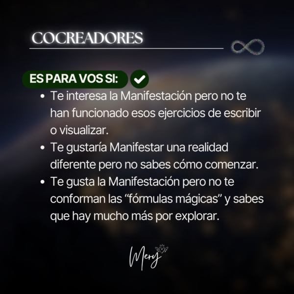 COCREADORES, la Ciencia y la Espiritualidad de Manifestar